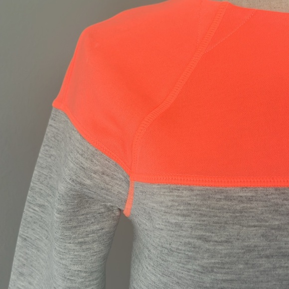 Athleta Grey and Neon Sweatshirt - Picture 2 of 7